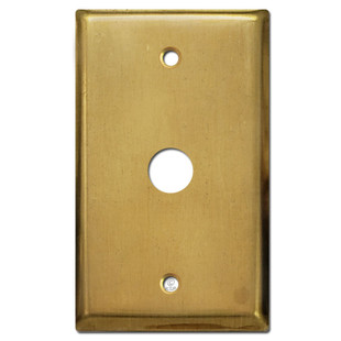 625'' Telephone Cable Cover Wall Plate - Venetian Bronze