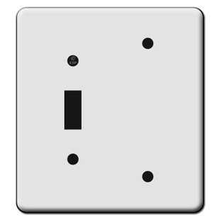 Tall 1 Toggle 1 Blank Switch Plate Covers | Kyle Switch Plates