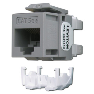 Leviton Gray GigaMax 5e+ Ethernet Jack | Kyle Switch Plates
