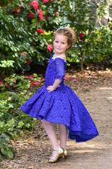 Girls Hi Lo Lace Holiday Party Pageant Flower Girl Baby Special Occasion Dress