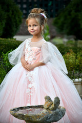 Beautiful Flower Girl Pageant Communion Dress Baby Christening Gown