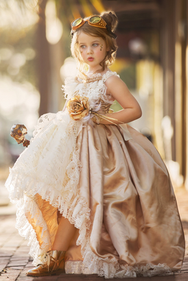 Custom Made Girls Special Occasion Dress | Girls Beautiful Couture Dress