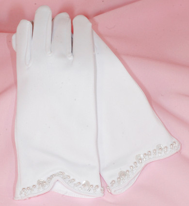Children First Communion Gloves | Flower Girl Gloves