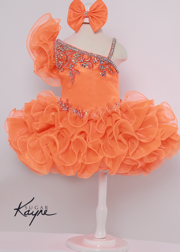 Sugar Kayne Gorgeous Organza Pageant Party Dress For Girls