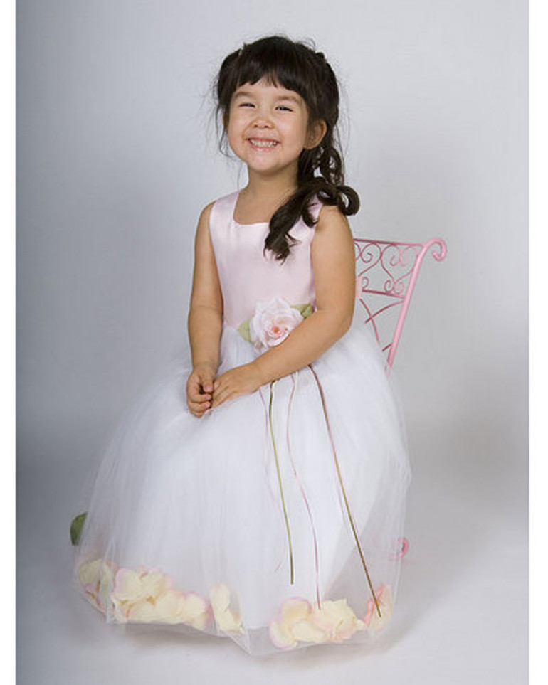 Little Girl Flower Party Dress For Formal Event