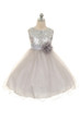 Lovely Sequin And Tulle Party Dress For Girls 