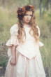 Girls Couture Victorian Gown | Girls Beautiful Special Occasion Couture Gown
