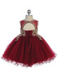 Darling Infant Baby Pageant Dress With Lace Overlay Bodice