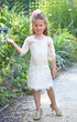 Off The Shoulder Lace Communion Pageant Flower Girl Special Occasion Dress