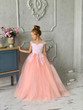 Luxury Studio Wedding Flower Girl Tulle Satin Pageant Communion Dress 