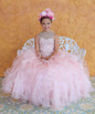 Beaded Ruffled Special Occasion Girls Pageant Birthday Party Dress