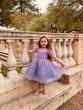 Couture Princess Birthday Special Occasion Glitter Sequin Knee Length Party Dress