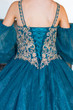 Girls Glitter Embroidered Pageant  Party Special Occasion Tween Gown