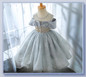 Girls Stunning Silver Glitter Accent Birthday Pageant Party Special Occasion Dress