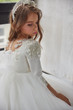 Pentelei Couture Elegant Communion Flower Girl Special Occasion Gown