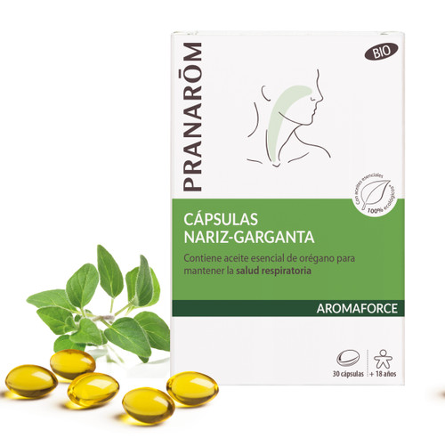 PRANAROM Aromaforce Cpsulas Nariz-Garganta 30 cpsulas