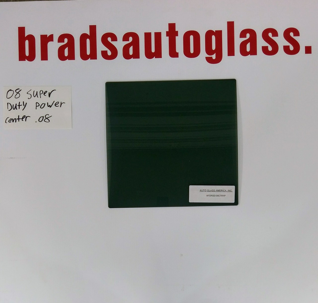 2008-16 Ford F-250-750 Super Duty POWER CENTER sliding rear window back glass slider