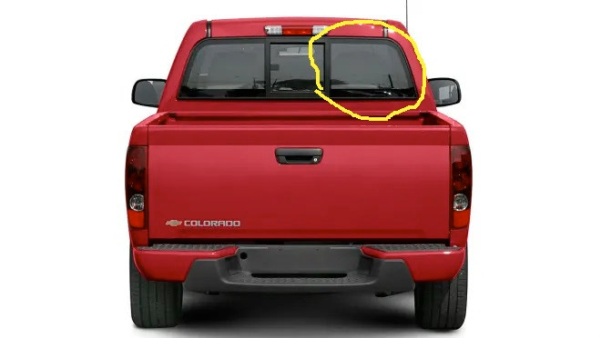 2004-2012 Chevy Colorado / GMC Canyon RIGHT SIDE sliding Rear Window back Glass slider