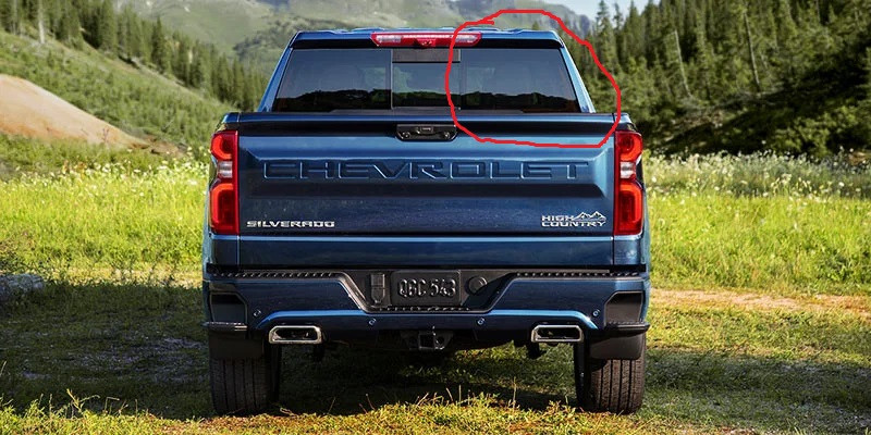 19-25 1500, 20-25 2500, 3500 RIGHT Chevrolet Silverado GMC sliding rear window back glass patch panel