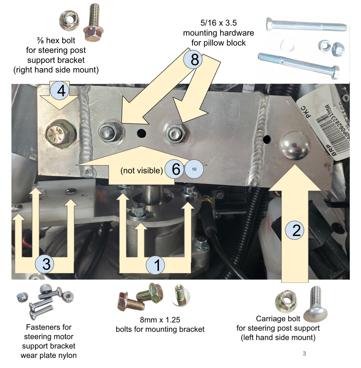 Power Steering for SKI-DOO 850/600 GEN 4-5 | 2 stroke (with rack steering) Power Steering for SKI-DOO 850/600 GEN 4-5 | 2 stroke (with rack steering)