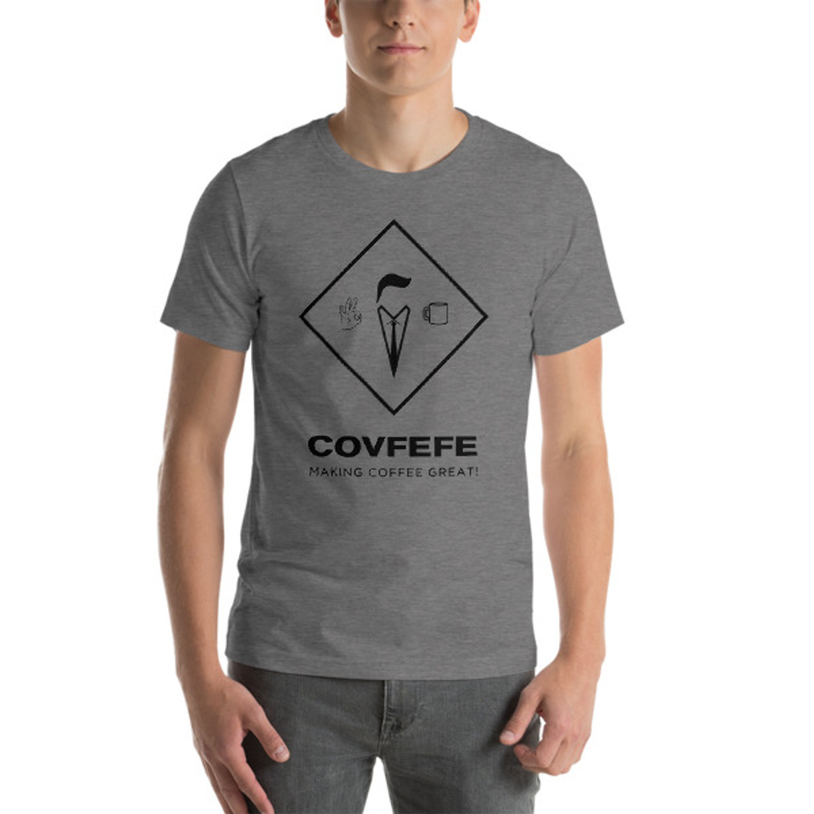 Men's Short Sleeve T-Shirt [Black Logo]