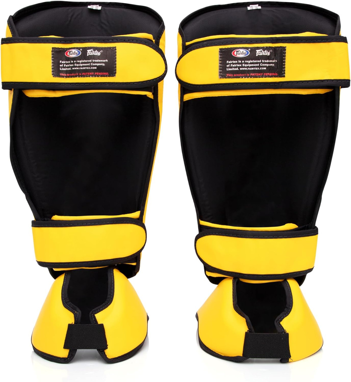 Fairtex イエロー レガース Fairtex Muay Thai Shin Guards Detachable Yellow - FIGHT SHOP