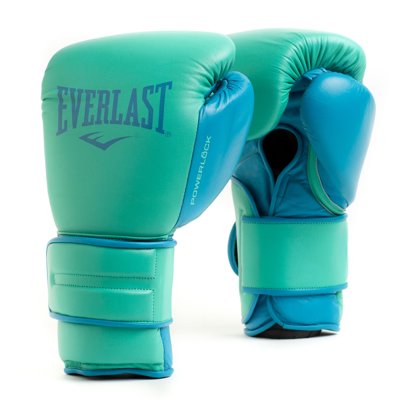 Everlast Powerlock2 Pro Hook N Loop Training Gloves Biscay/Sky Blue