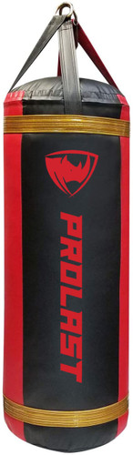 PROLAST Boxing 4 FT XL 150 lb Floyd Mayweather Style Punching Bag Black // Red