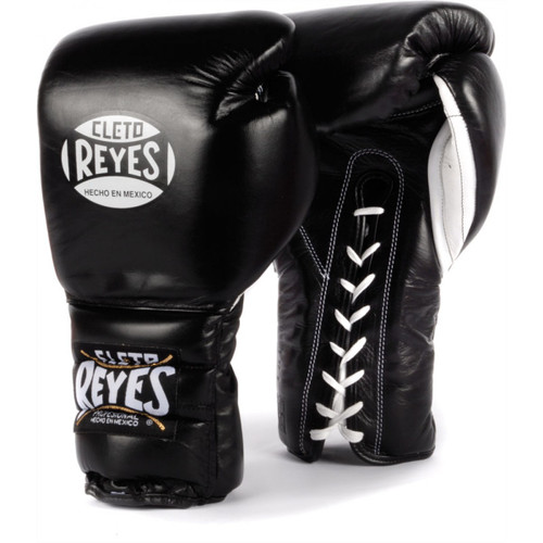 Cleto Reyes Lace Up Training Gloves Black Color