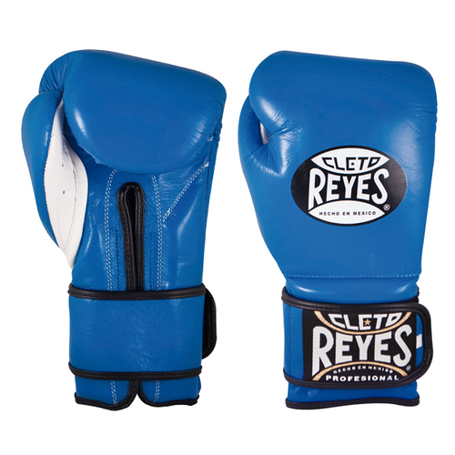 Cleto Reyes Hook & Loop Boxing Gloves Electric Blue