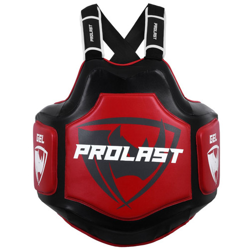 Prolast Boxing Platinum Gel Body Protector Black / Red