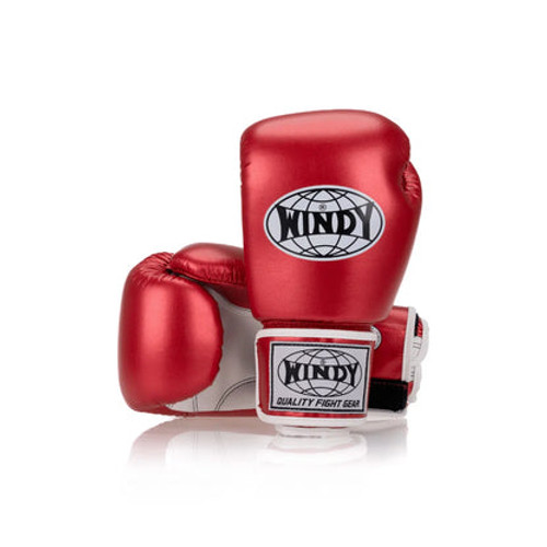 Windy Classic Microfiber Boxing Glove Red 