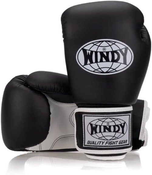 Windy Classic Microfiber Boxing Glove Black