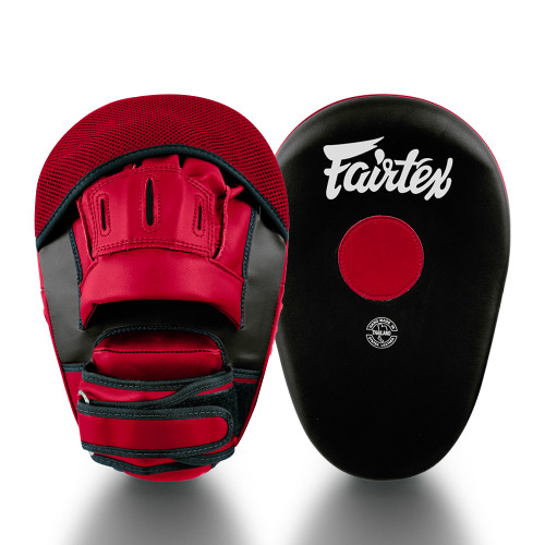 Fairtex Maximized Focus Mitts FMV13 - Black/Red