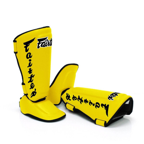 Fairtex Detachable In-step Shin Pads SP7 - Yellow Fairtex Detachable In-step Shin Pads SP7 - Yellow