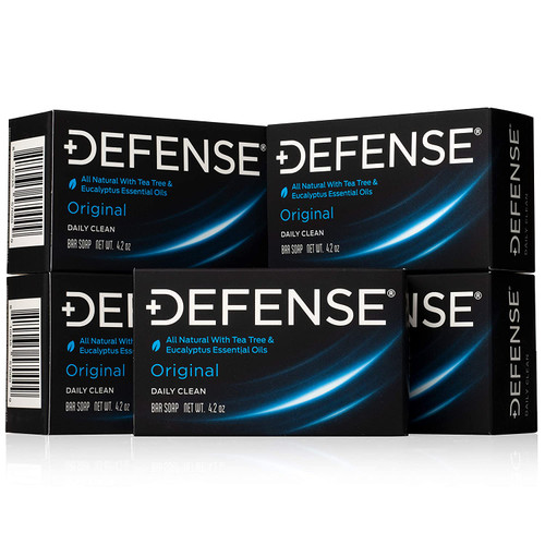 Defense Soap Original Tea Tree Bar Soap 4.2oz (Pack of 5)