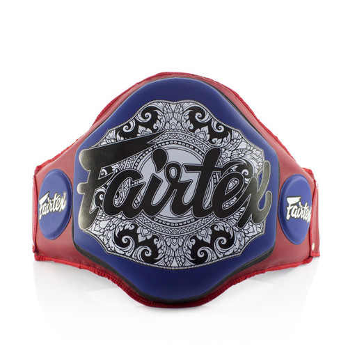 Fairtex Boxing Muay Thai Microfiber Belly Pad Red/Blue