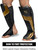 Hayabusa T3 Full-Back Shin Guards Black/Gold