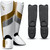 Hayabusa T3 Full-Back Shin Guards White/Gold