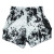 FAIRTEX MUAY THAI SHORTS - BS1948 GRUNGE WHITE