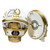 RIVAL RPM 100 Series Pro Punch Mitts White // Gold