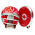 RIVAL RPM 100 Series Pro Punch Mitts Red // Silver