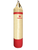 PROLAST 5 ft. 100 lb. Two Tone Boxing MMA Muay Thai Heavy Punching Bag Beige/Red