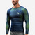 Hayabusa Fusion Rash Guard Blue/Green