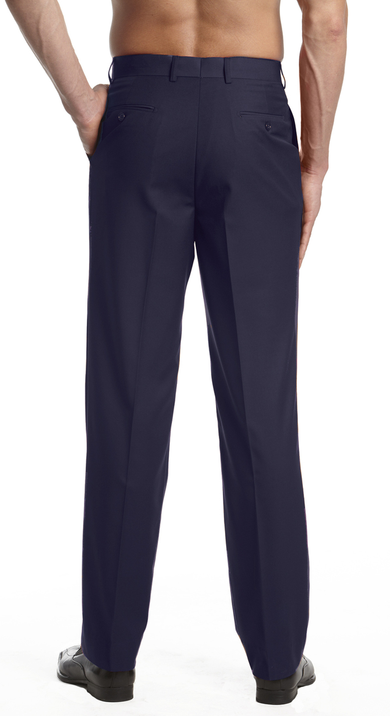 Men's Navy Blue Pants | Concitor Dark Blue Trousers