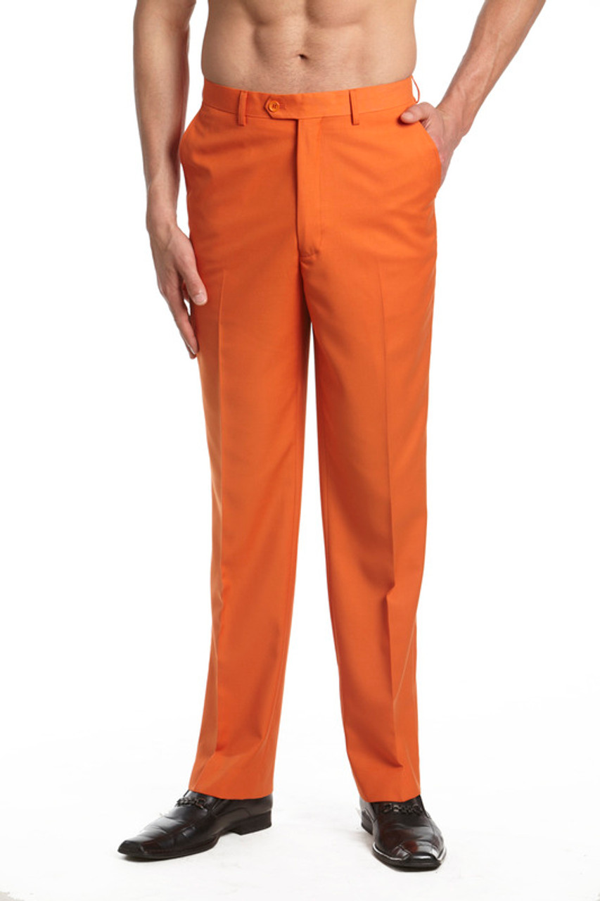 Buy Men's Orange Casual Pants Online at Bewakoof