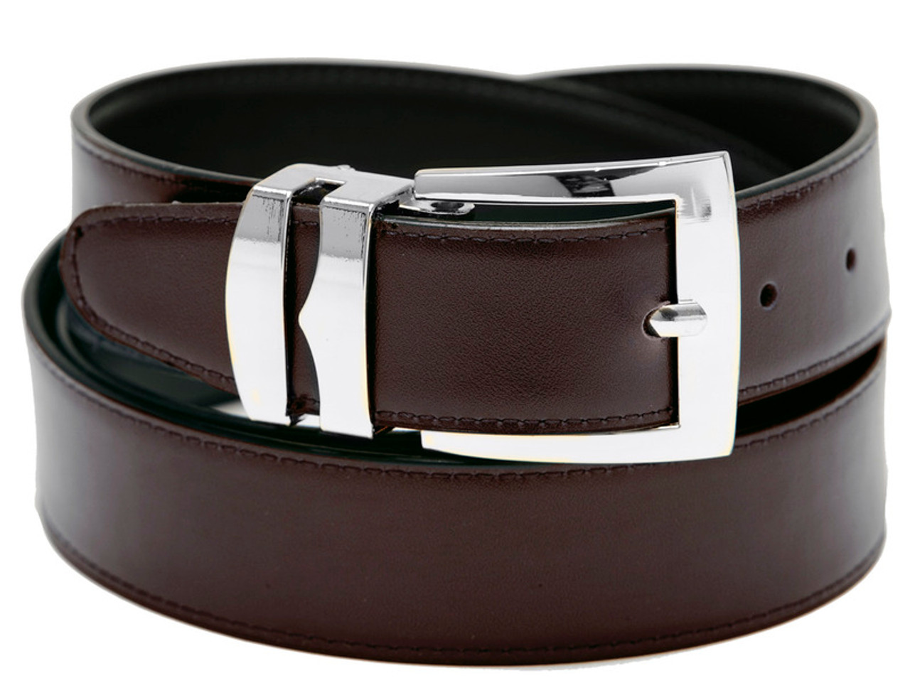 Bke Men's Reversible Leather Belt