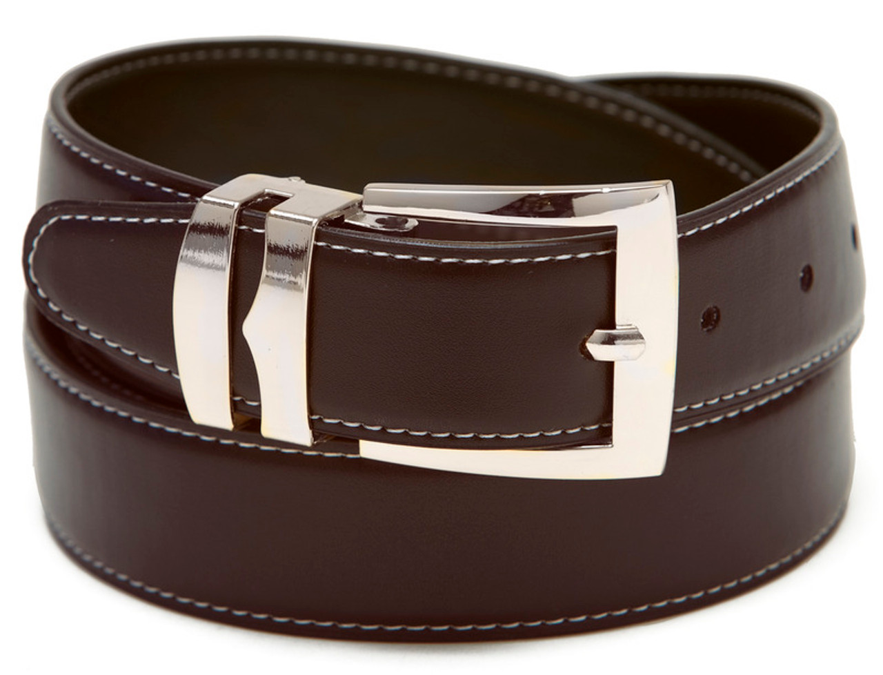 美品 everyone L'AIGLON ベルト BROWN 90cm Textured Calf Belt with Brushed Gold Buckle - w.kleinberg