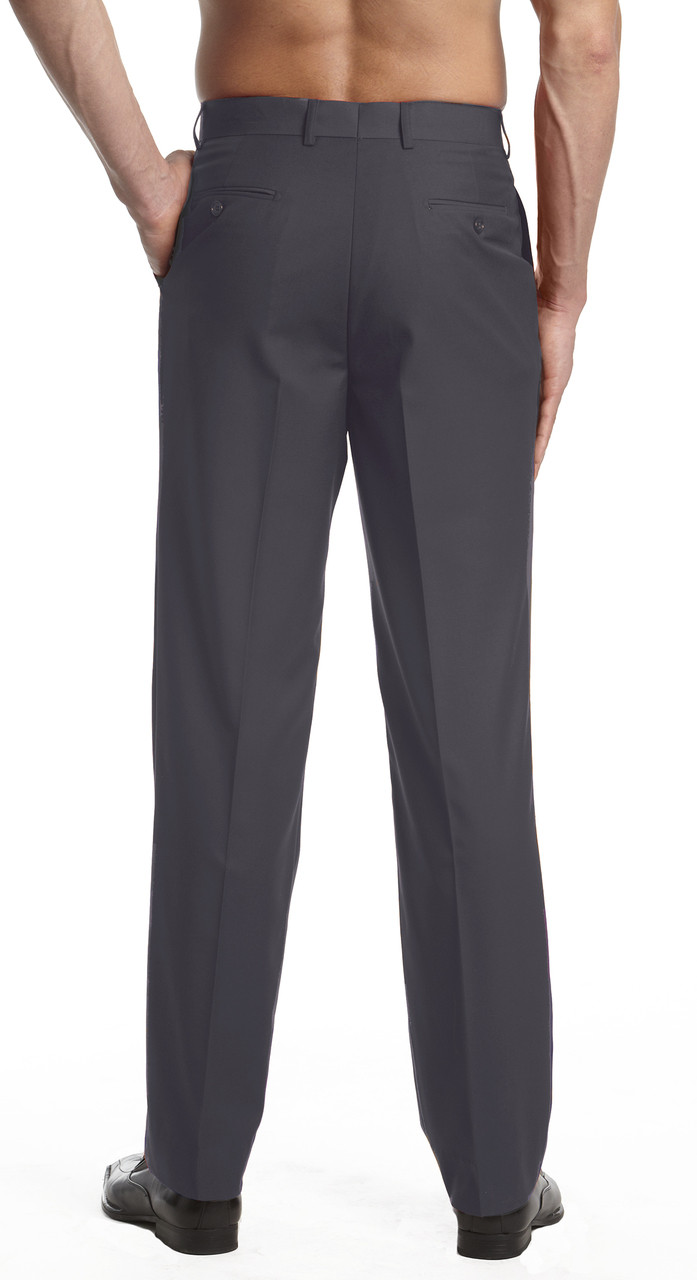 Haggar H26 Men's Premium Stretch Straight Fit Trousers - Charcoal Gray  30x30 : Target