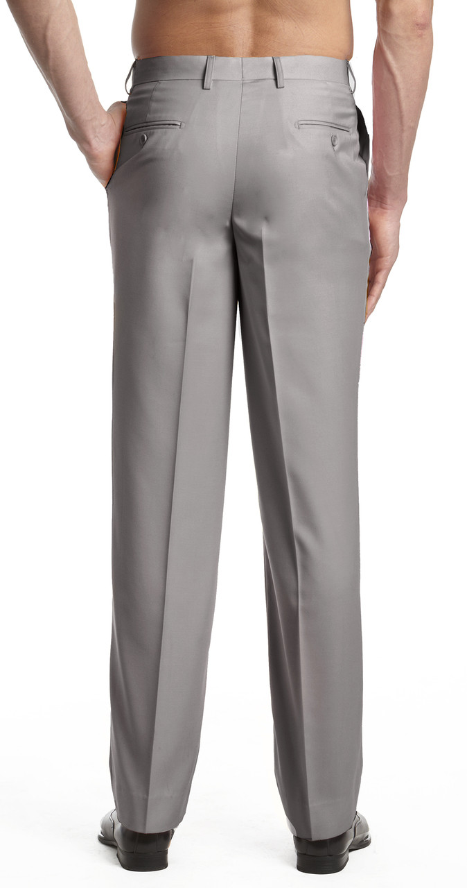 Peter England Men's Formal Trousers Silver : Amazon.in: Fashion